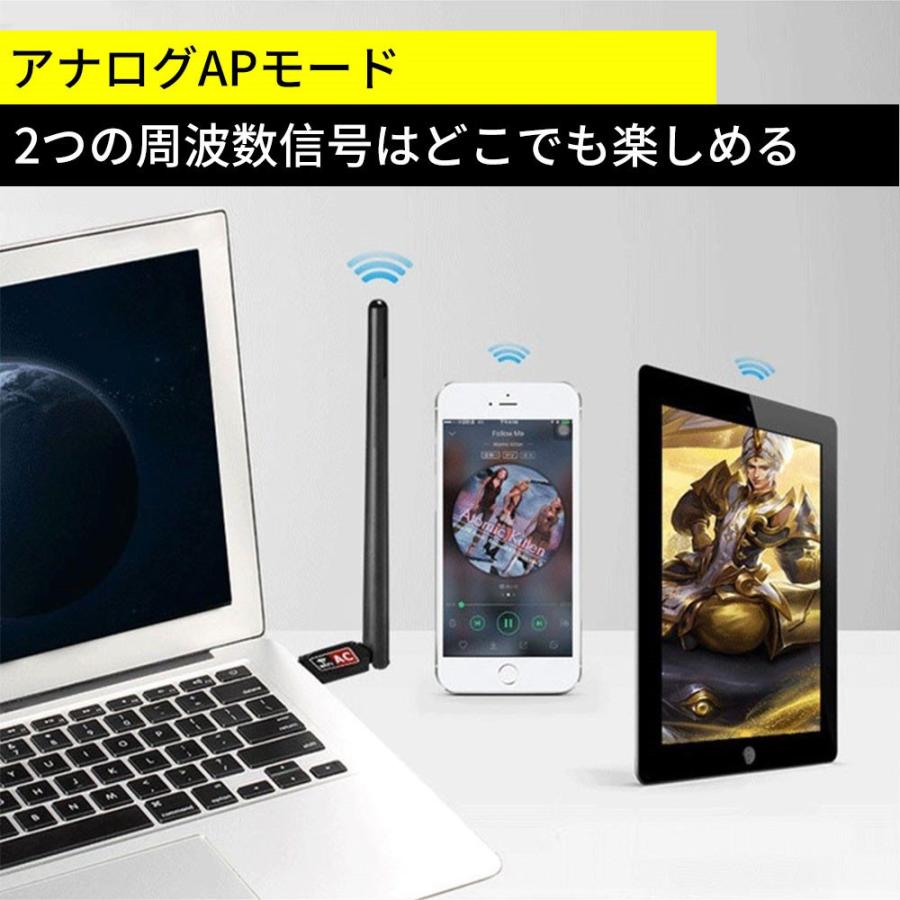 無線lan アダプター Wifi ハイパワーアンテナ ドライバ不要 Windows Vista Xp 00 7 8 10 Linux Mac Os10 5 10 13 D8 Usb Bl S Kuri Store 通販 Yahoo ショッピング