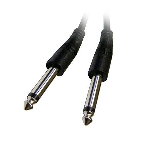 1/4 inch Mono Patch Cable  1/4 Male  10 foot｜kurichan-shop