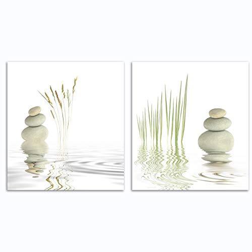 パープルVerbenaアートキャンバス壁アートプリント# 0408 40x40cmx2pcs PVAPA-00182 並行輸入