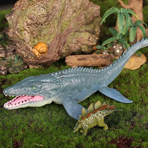 子供と幼児のための35個の恐竜のおもちゃをオリエイトするモササウルスのティラノサウルスとカルノタウルスの先史時代の恐竜セットのおもちゃを 並行輸入｜kurichan-shop｜05