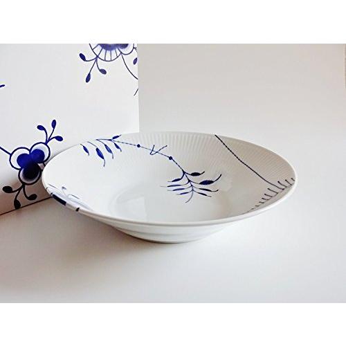 ロイヤルコペンハーゲンRoyal Copenhagen 2381 ブルーフルーテッド メガ 606 パスタプレート 24cm 並行輸入