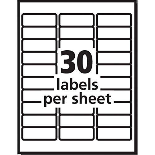 Easy Peel Laser Address Labels  1 x 2-5/8  White  3000/Box  並｜kurichan-shop｜09