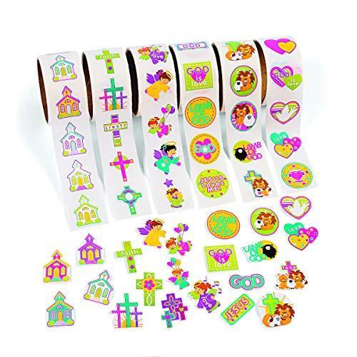 Fun Express Inspirational Stickers on a Roll 600 Piece by Fun Expres 並行輸入
