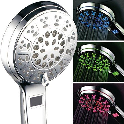 1485 LED/LCD Hand Shower with Lighted Temperature Display LED/LCD ハン 並行輸入｜kurichan-shop｜02