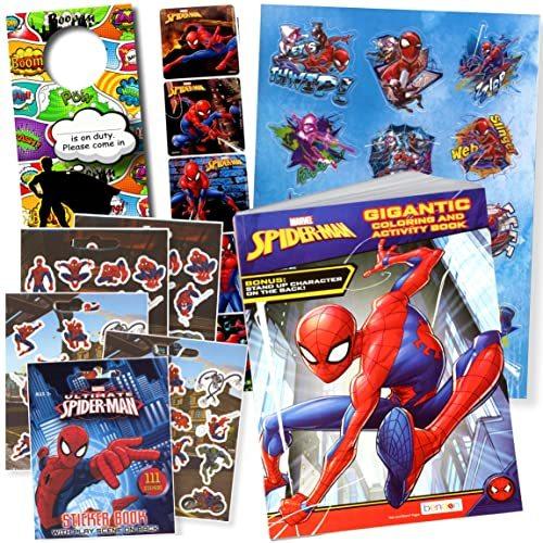 Spiderman Disney Favourite Characters Colouring Books for Kids w
