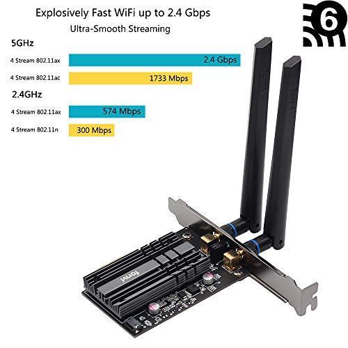 Wi-Fi 6 Gig+ AX200 wifi＆BT さらなる高速スピード ネットワークカードBT 5拡張カードのせるとWi-Fiも｜kurichan-shop｜04