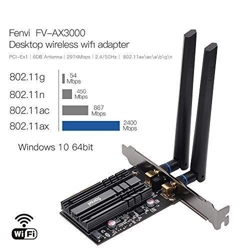 Wi-Fi 6 Gig+ AX200 wifi＆BT さらなる高速スピード ネットワークカードBT 5拡張カードのせるとWi-Fiも｜kurichan-shop｜05
