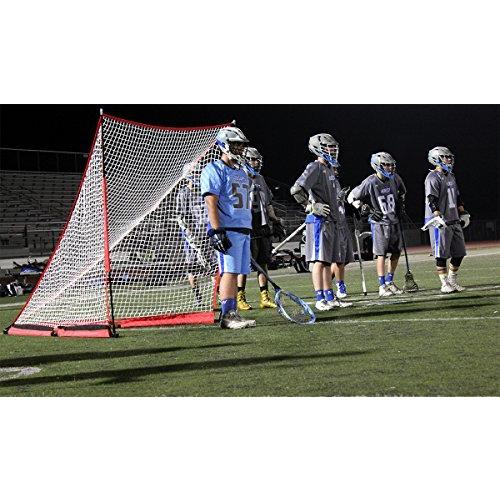 ポータブルラクロスゴール 4フィート x 4フィート 素早く簡単に2分セットアップ ツール不要 練習や練習