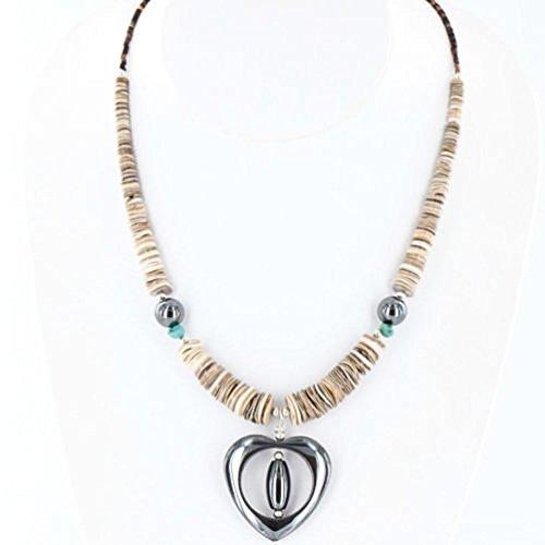 【正規品】 ハート$ 200?Authentic Made by Charlene Little NavajoシルバーGraduatedメロンシェル 並行輸入 【5615503218】(19991円)