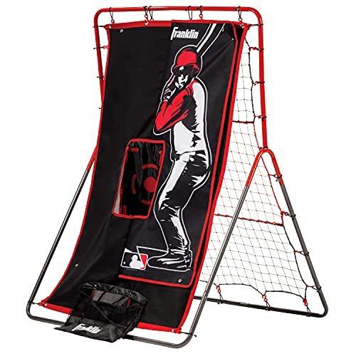 Franklin Sports Baseball Pitching Target and Rebounder Net - 2-in-1