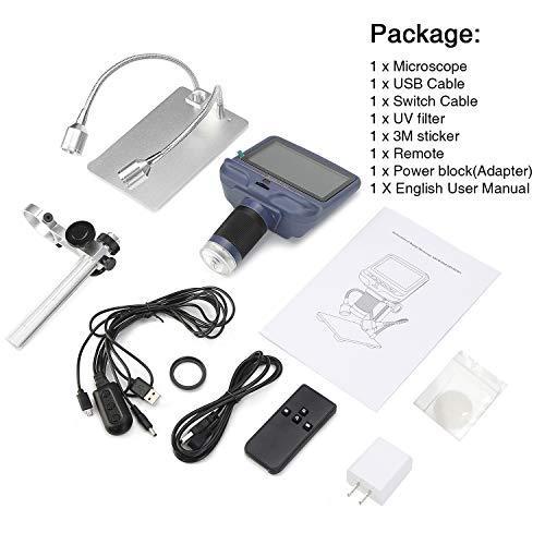新品未使用！ Koolertron 4.3インチ 1080P LCDデジタルUSB顕微鏡 10倍拡大ズーム付き 8LED調整可能ライト カメラビデオレ 【2964590713】(15795円)