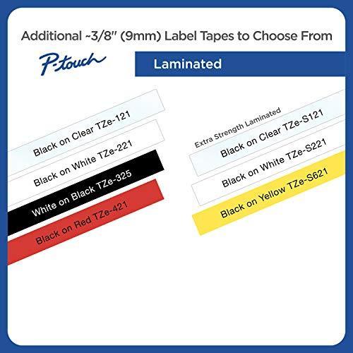 TZe Extra-Strength Adhesive Laminated Labeling Tape  3/8w  Black on  並行輸入｜kurichan-shop｜04