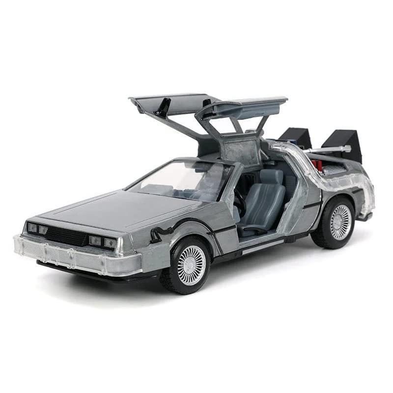 Back to The Future バックトゥザフューチャー　 タイムマシン ライト付き 1/24 ダイキャストビークル 並行輸入｜kurichan-shop｜04