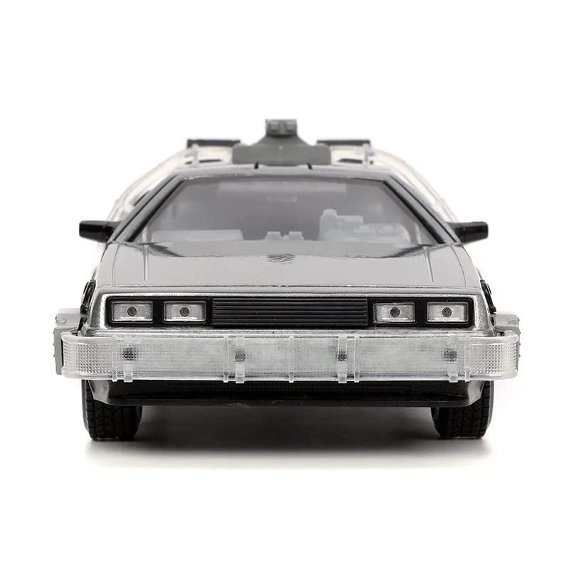 Back to The Future バックトゥザフューチャー　 タイムマシン ライト付き 1/24 ダイキャストビークル 並行輸入｜kurichan-shop｜06