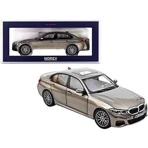 日本製 2ウェイ ノレブ 1/18 BMW 330i 2019 シルバー 汎用ミニカー