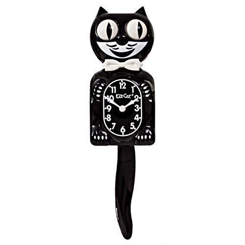 新品入荷 Kit Cat Clock キットキャットクロック ブラック BC1 掛け時計、壁掛け時計