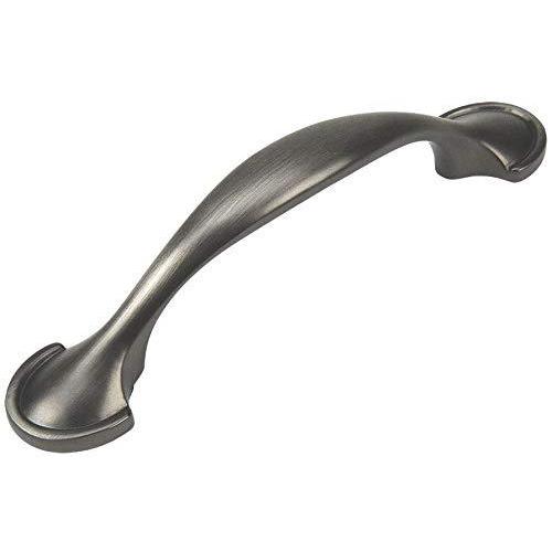 Cosmas 6632?asアンティークシルバーキャビネットハードウェアハンドルプル???3?インチ 76?mm 穴中心???10パッ 並行輸入