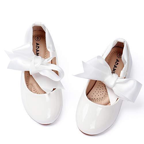 ADAMUMU ガールズ US サイズ: 12M US Little Kid?190mm カラー: ホワイト 並行輸入