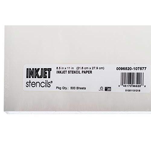 ステンシルトレーシングペーパー タトゥーステンシルパーチメントペーパー 500枚/リーム 8.5 X 11 ホワイト