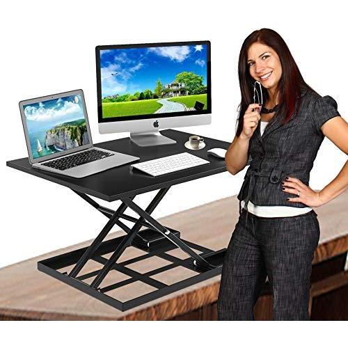 Standing Desk Stand Up Desks Height Adjustable Sit Stand Converter L