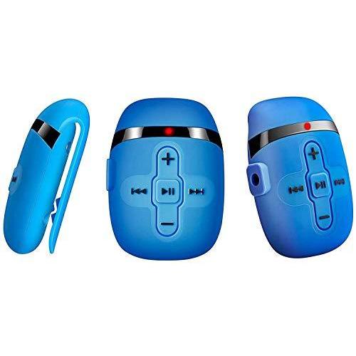 8GB防水MP3プレーヤー、水泳・ランニング対応、コードの短い水中ヘッドホン３種類のイヤーバッド、シャッフルモード付き1 ブルー｜kurichan-shop｜05