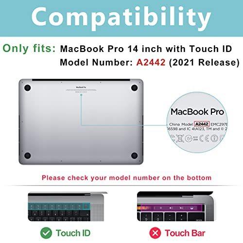 ProCase MacBook Pro 14インチ M1 Pro ケース 2021年発売 A2442 ハードケース シェルカバー キーボ 並行輸入 |  | 01