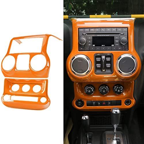 RT-TCZ for Jeep Interior Center Dashboard Control Panel Cover Trim＆A 並行輸入