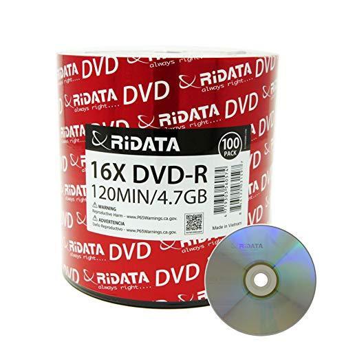 RiDATA DRD-4716-RD100ECOW 4.7GB 16X DVD-R 100パック スピンドルシュリンクラップ 並行輸入 並行輸入