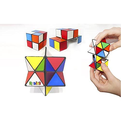 Rubikのマジックスター2パックギフトセット3D幾何学的変換パズルおもちゃストレスと不安の軽減頭の体操4歳以上の子供向けオフィスまたは 並行輸入｜kurichan-shop｜03