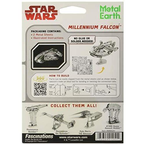 Star Wars Millennium Falcon Metal Earth 3D Metal Model Kit  並行輸入｜kurichan-shop｜02