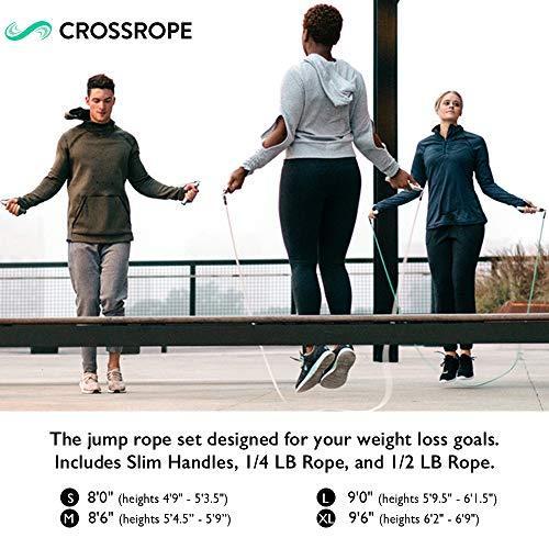 Crossrope Get Lean ウェイトジャンプロープセット Large 2020 Handles｜kurichan-shop｜02