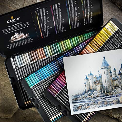 Castle Art Supplies 120 Colored Pencil Set for artists  featuring 's 並行輸入｜kurichan-shop｜02