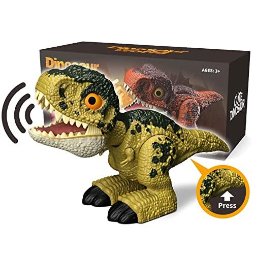 子供のためのジュラ紀の恐竜Tレックスのおもちゃティラノサウルスインタラクティブな恐竜のアクションフィギュア アクティブなチョッピングサウ 並行輸入｜kurichan-shop｜02