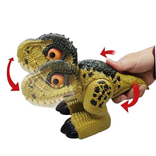 子供のためのジュラ紀の恐竜Tレックスのおもちゃティラノサウルスインタラクティブな恐竜のアクションフィギュア アクティブなチョッピングサウ 並行輸入｜kurichan-shop｜05