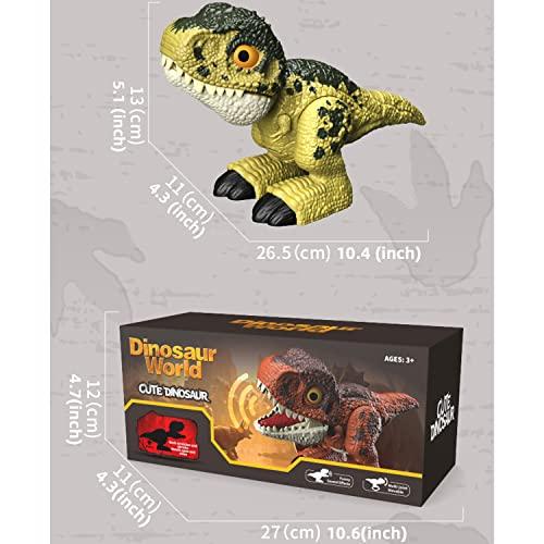 子供のためのジュラ紀の恐竜Tレックスのおもちゃティラノサウルスインタラクティブな恐竜のアクションフィギュア アクティブなチョッピングサウ 並行輸入｜kurichan-shop｜09