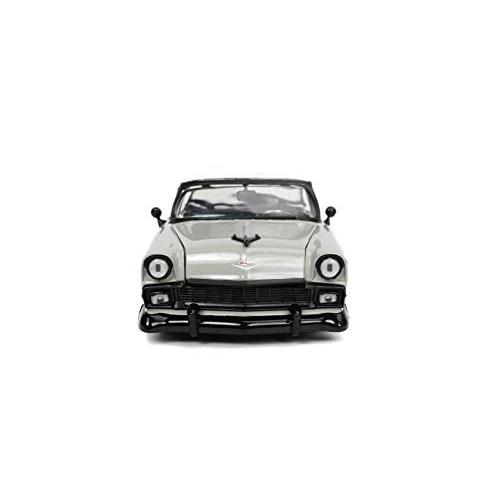 Jada Toys ビッグタイムマッスル 1:24 1956 Chevy Bel Air ダイキャストグレーホワイト 子供と大人のおもち 並行輸入｜kurichan-shop｜02