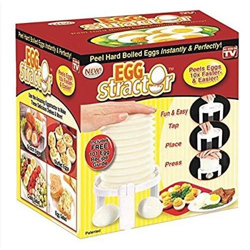 ゆで卵用　殻むき器エッグストラクター