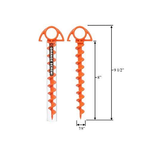 Orange Screw: The Ultimate Ground Anchor  SMALL - Single｜kurichan-shop｜02