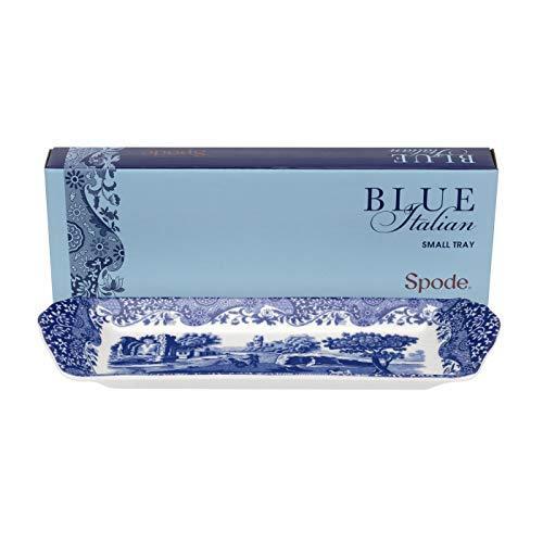 Blue Italian Rectangular Serving Tray by Spode