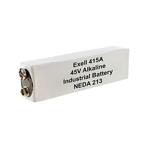 Exell バッテリー 415A アルカリ 45V バッテリー NEDA 213  30F20  BLR102  ホワイト シルバー 並