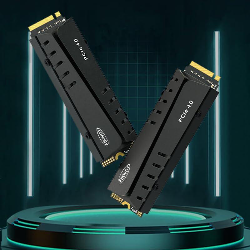 Fikwot FN970 SSD 2TB M.2 2280 PCIe Gen4 x4 NVMe 1.4 内蔵 SSD ヒートシンク付き PS5動作確認済み R:7400MB/s W:6800MB/s DRAM キャッシュ メーカ SSD PCIe FN970 2TB Gen4 x4 NVMe DRAM Fikwot キャッシュ