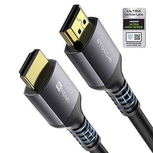 Stouchi hdmi ケーブル 5m hdmi2.1規格 8K＠60Hz 4k144Hz対応 【Ultra High Speed