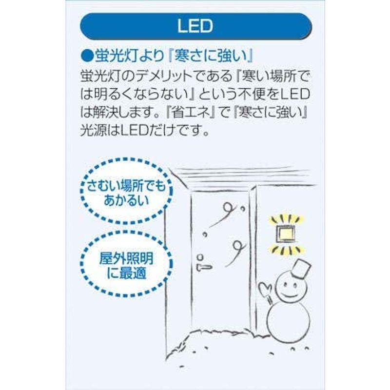 大光電機　DAIKO　LED間接照明用器具　スリムタイプ　電源内蔵　天井・壁（縦向・横向）・床付兼用　LED内蔵　防雨・防　L=1398mm