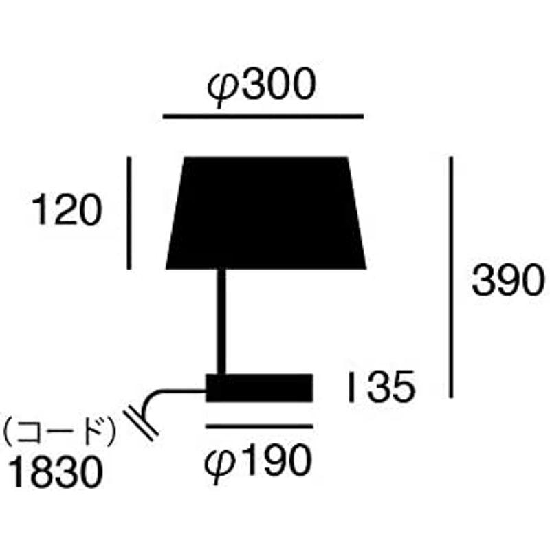 ARTWORKSTUDIO　Esprit　table　GY　lamp　(ホワイト　LED電球付属モデル　グレー)　WH　AW-0531E