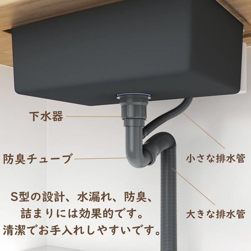 JOMOWN限定販売キッチンシンク　流し台　ステンレス製　600*450mm　シンクセット　台所　大容量　手作り　家庭用　水切りカゴ付き（蛇