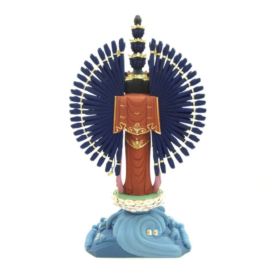仏像 一百八臂金剛蔵王菩薩 立像 総高40cm 桧木彩色 : 栗田こだわり
