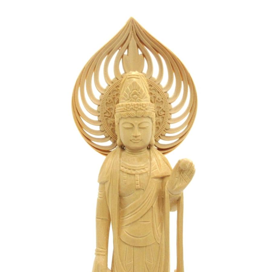 仏像 明星観音 立像 5.0寸 桧木 : 栗田こだわり仏像専門店 - 通販