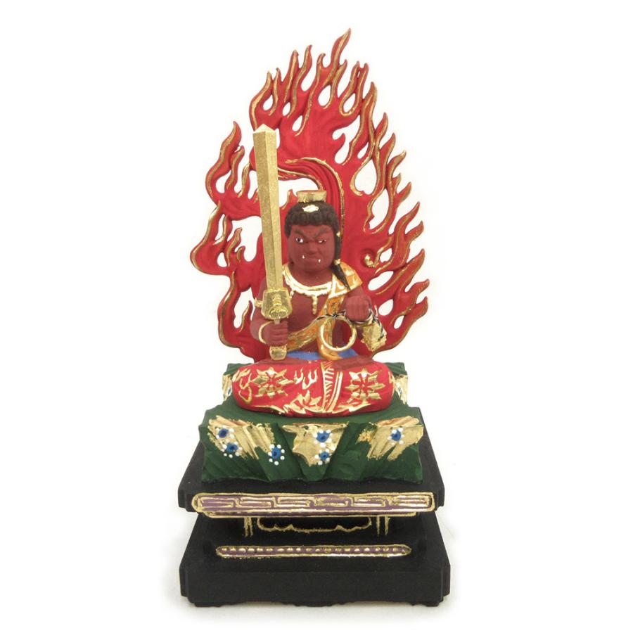 不動明王 不動明王像 栗田包教 木彫 彫刻 サイズ45×21cm 2025年最新】不動明王像の人気アイテム - メルカリ