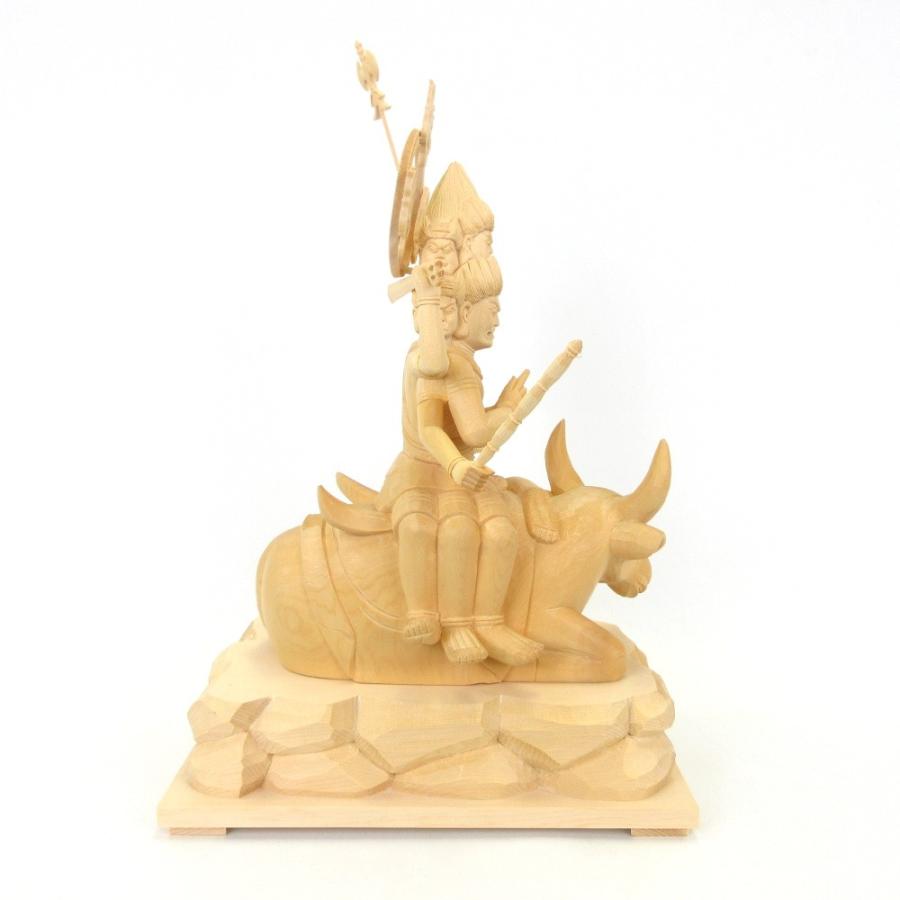 仏像 大威徳明王 騎牛像 32cm 桧木 : 栗田こだわり仏像専門店 - 通販