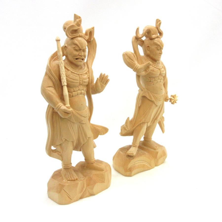 大型　仁王像　２体セット 2点セット】仁王像「金剛力士」二尊一組 阿形 吽形 – 念珊閣仏像